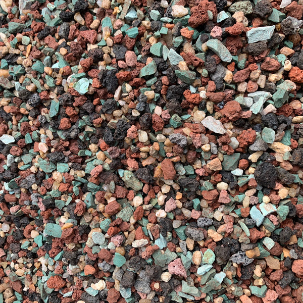 Rainbow Stone mineral gritty mix 虹彩石