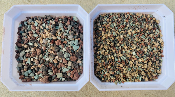 Rainbow Stone mineral gritty mix 虹彩石