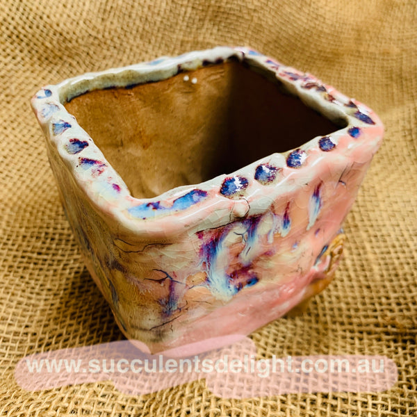 Cracking Square Pots 景德镇手工一品陶爆裂花盆
