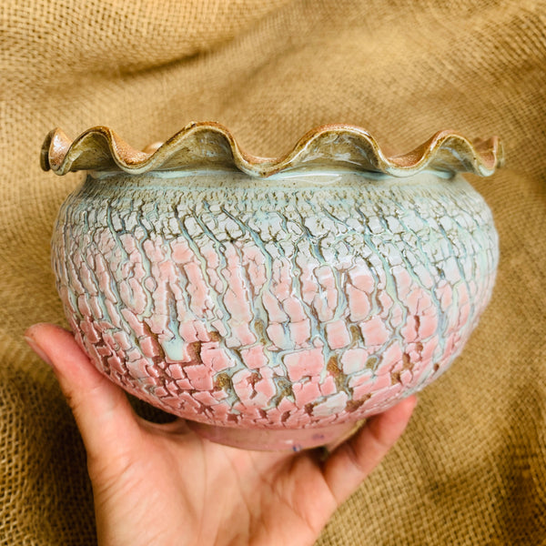 Large Cracking Pots 大景德镇手工爆裂花盆