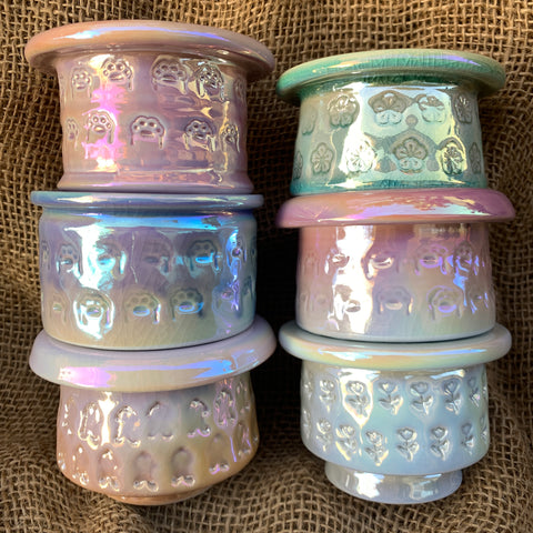 Laser Printed Pots 景德镇手工镭射印章花盆