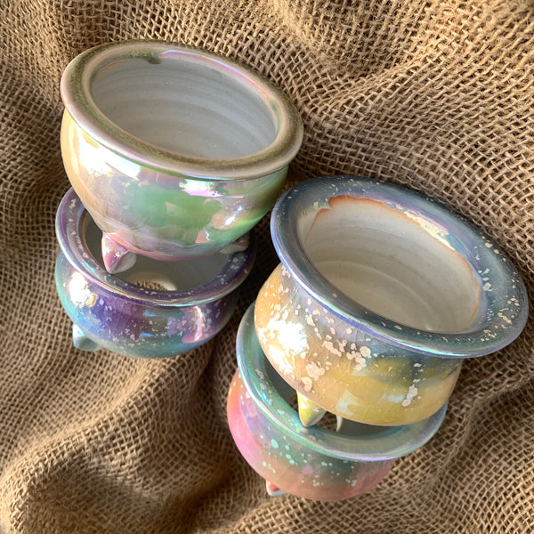 Laser Rainbow Pots 景德镇手工镭射花盆