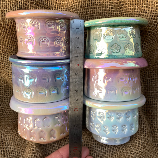 Laser Printed Pots 景德镇手工镭射印章花盆