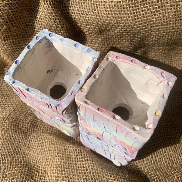 Yixi Candy Square Pots 一卌幻彩方盆