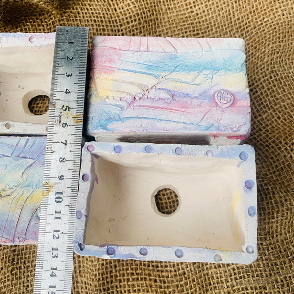 Yixi Candy rectangular Pots 一卌幻彩长方盆拼盆