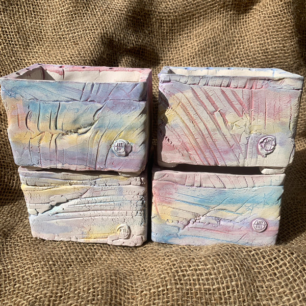 Yixi Candy rectangular Pots 一卌幻彩长方盆拼盆