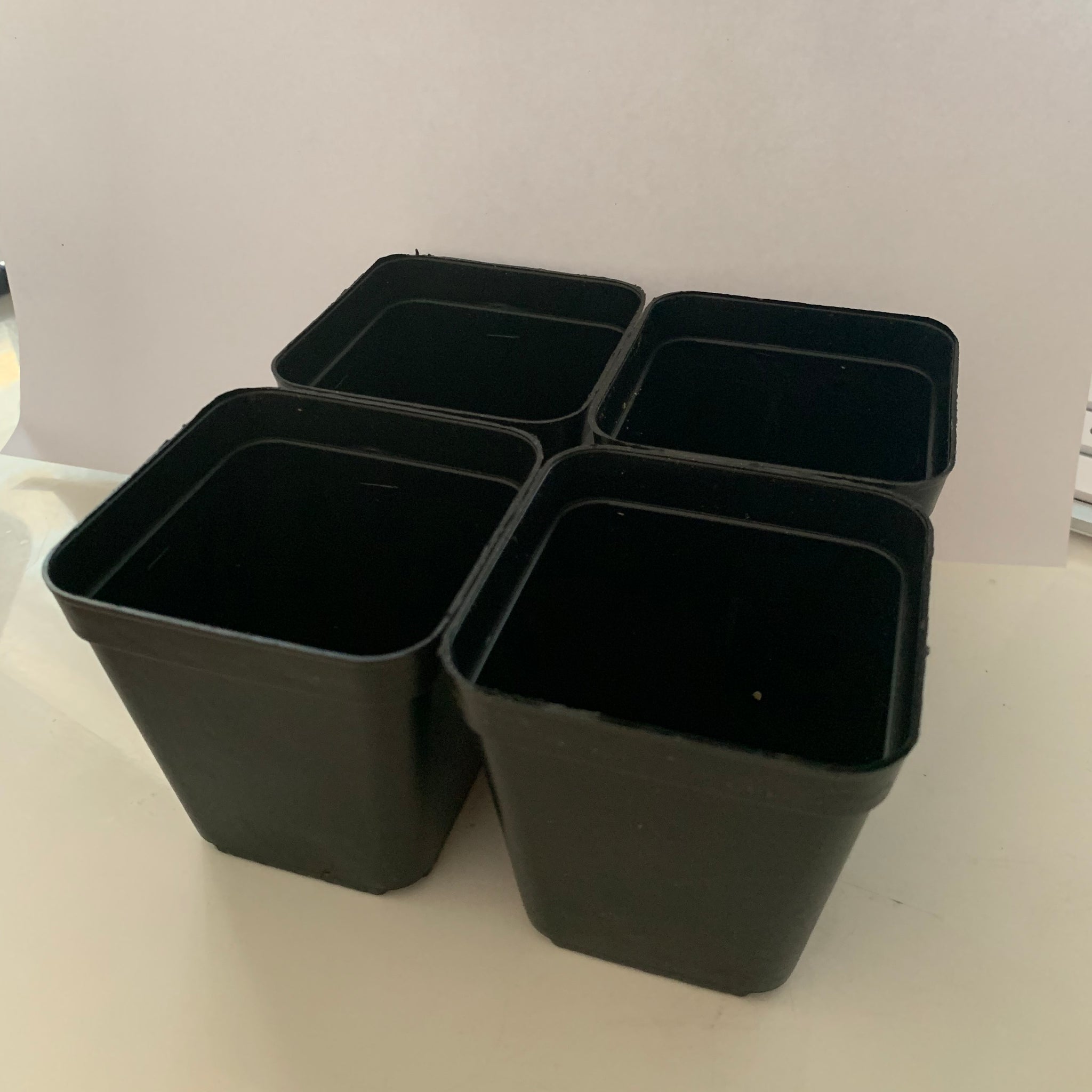 Plastic Pots 7cm - 10 pcs 15g 7cm黑方10个 15克重
