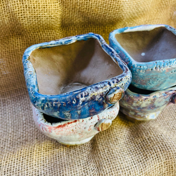Cracking Square Pots 景德镇手工一品陶爆裂花盆