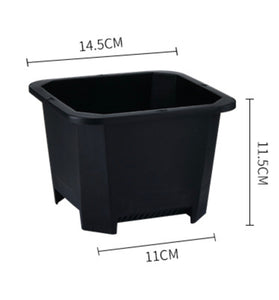 Extra Thick Black Plastic Pot 14.5cm 14.5厘米黑色加厚花盆