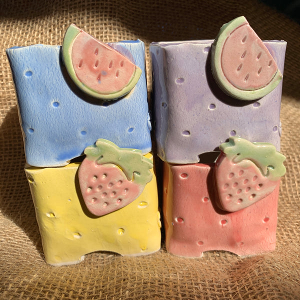 Yixi Candy Fruit Square Pots 一卌幻彩水果方盆