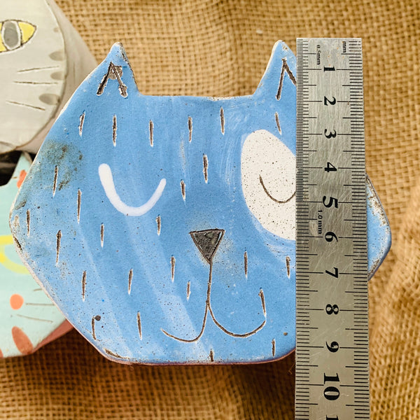 Clearance: Yixi Gemini kitty face pots 一卌双面猫盆