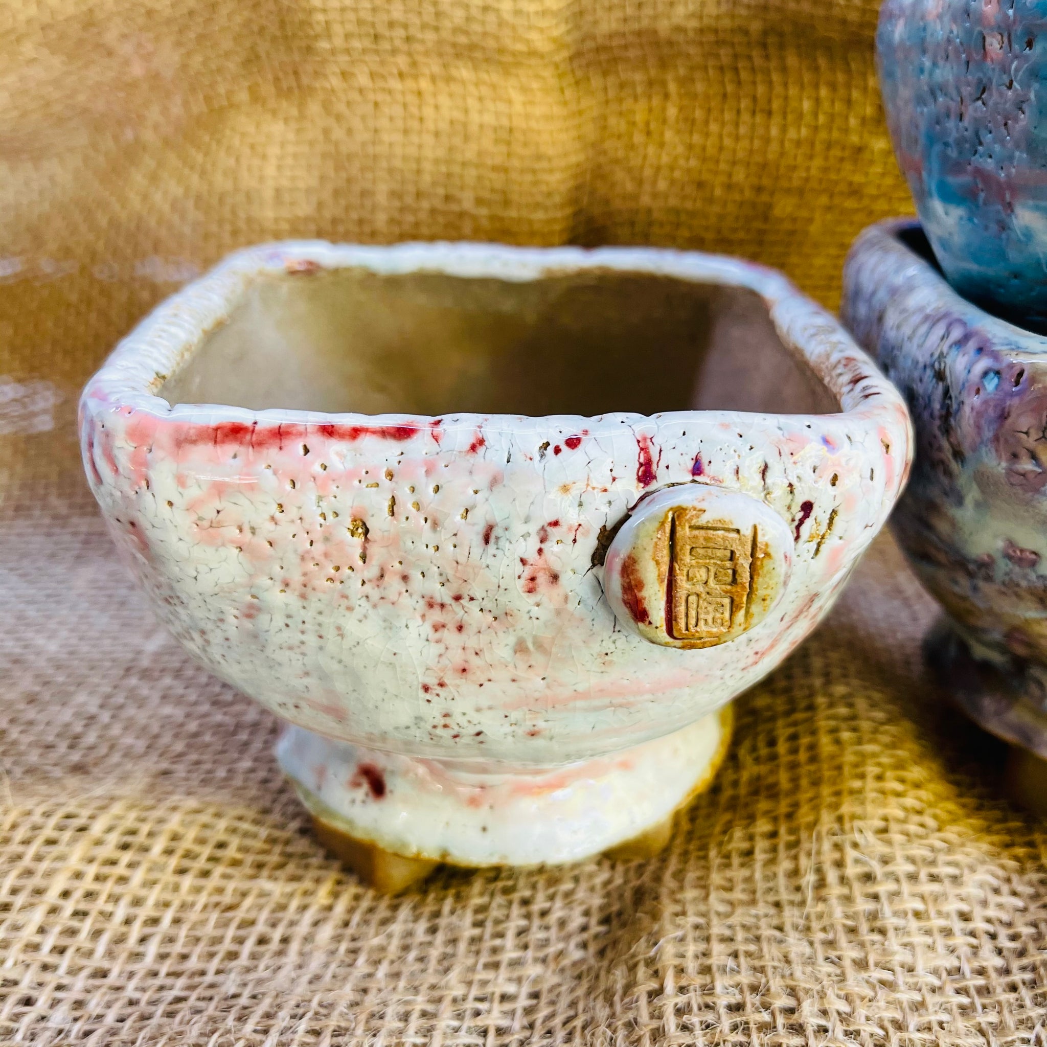 Cracking Square Pots 景德镇手工一品陶爆裂花盆