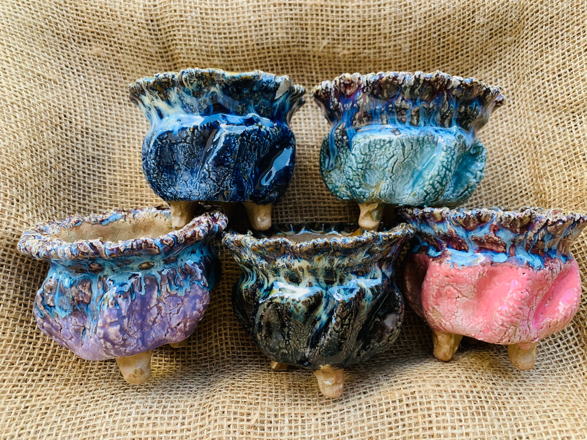 Cracking Pots 景德镇手工爆裂花盆