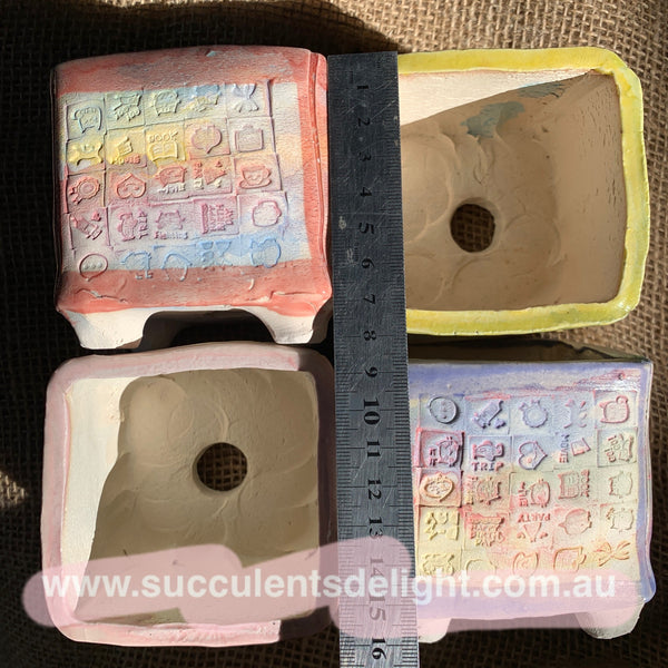 Yixi Candy Square Pots 一卌幻彩方盆