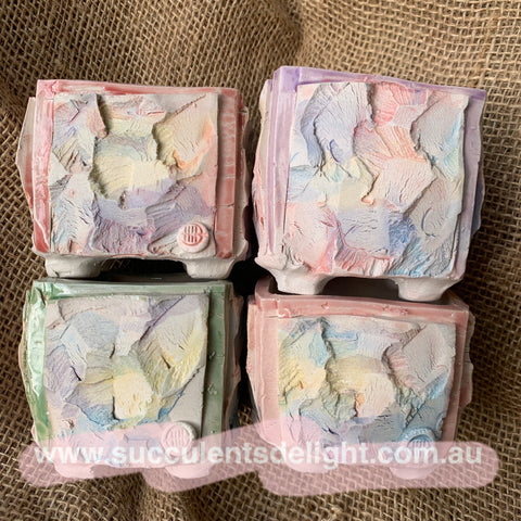 Yixi Candy Square Pots 一卌中温彩虹方盆