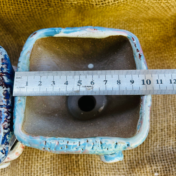 Cracking Square Pots 景德镇手工一品陶爆裂花盆