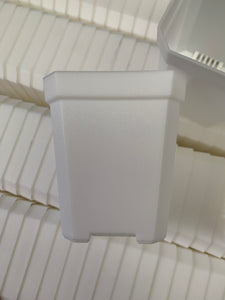 Extra Thick Plastic Pots 7cm - 10 pcs 加厚 7cm白色方盆10个 15克重
