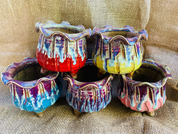 Large Cracking Pots 景德镇手工爆裂花盆