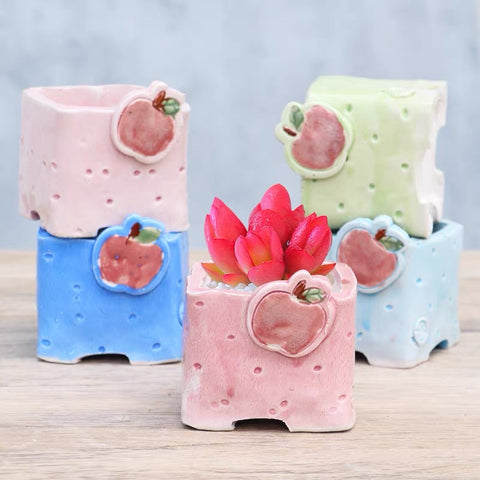 Yixi Candy Fruit Square Pots 一卌幻彩水果方盆