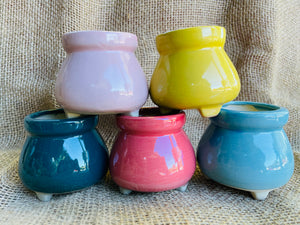 Rainbow Mini Pot Set (set of 5)彩虹拇指盆